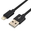 Picture of USB lightning male / USB A male 0.3m everActive CBB-0.3IB fast 2.4A melns