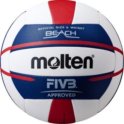 Изображение Volejbola bumba  TOP competition MOLTEN V5B500 FIVB  synth. leather size 5
