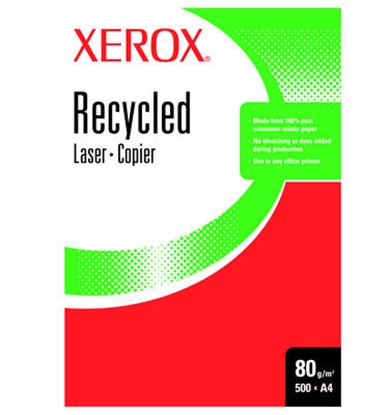 Picture of Xerox Recycled Paper A4, White printing paper