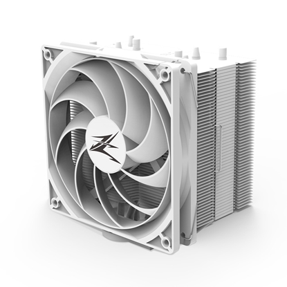 Attēls no Zalman CNPS10X PERFORMA White High performance White coated CPU cooler 180W TDP 135mm EBR Processor Air cooler 13.5 cm