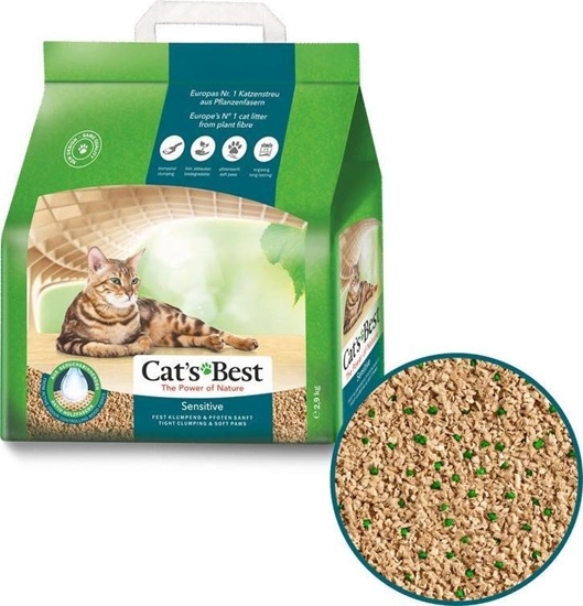 Picture of wirek dla kota Cats Best Sensitive Green Power Naturalny 8 l