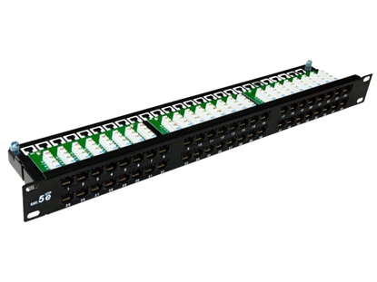 Attēls no Alantec Patch panel UTP 48 portów LSA kat.5e, 1U (PK033)