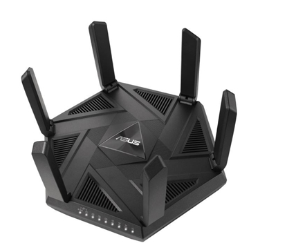Picture of Wireless Router|ASUS|Wireless Router|7800 Mbps|Mesh|Wi-Fi 5|Wi-Fi 6|Wi-Fi 6e|IEEE 802.11a|IEEE 802.11b|IEEE 802.11n|USB 3.2|1 WAN|3x10/100/1000M|1x2.5GbE|Number of antennas 6|RT-AXE7800