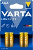 Picture of 1x4 Varta Longlife Micro AAA LR 03