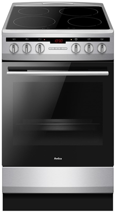 Picture of Amica 57IE3.323HTaD(Xv) cooker Freestanding cooker Zone induction hob Stainless steel A