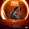 Picture of AOC GH401 headphones/headset Wired & Wireless Head-band Gaming Black, Red