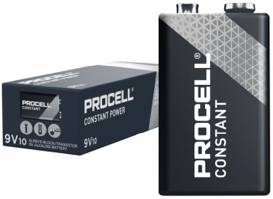 Picture of Baterija Duracell ProCell 9V Constant 6LR61 9V Alkaline 10 pack