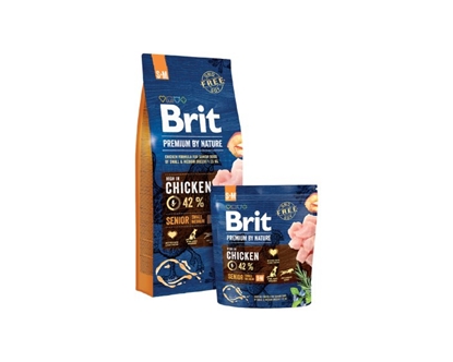 Picture of Brit Premium by Nature S+M Senior 8kg