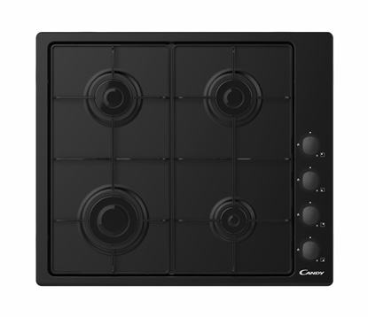 Picture of Candy CHW6LBB Black Built-in 60 cm Gas 4 zone(s)
