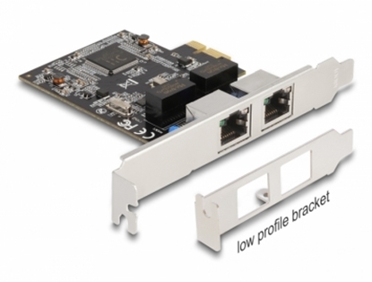 Изображение Delock PCI Express x1 Card to 2 x RJ45 Gigabit LAN RTL8111