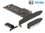 Attēls no Delock PCI Express x4 Card to 1 x internal NVMe M.2 Key M with heat sink and LED illumination - Low Profile Form Factor