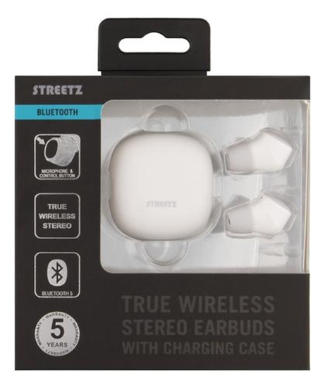 Picture of Deltaco TWS-0002 headphones/headset Wireless In-ear Bluetooth White