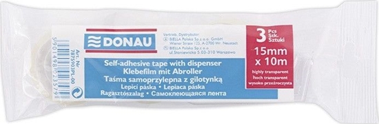 Picture of Donau Tama biurowa DONAU, 15mm, 10m, 3szt.