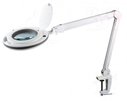 Изображение Galda lampa ar palielināmo stiklu (x2.25) | izmērs Ø127mm;Ø5" | patēriņš 9W