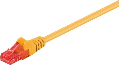 Изображение Goobay Wentronic Goobay CAT 6 Patch Cable, U/UTP, yellow, 3 m - CCA coppergemisch (68408)