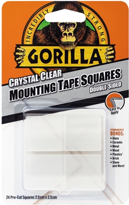 Attēls no Gorilla tape Mounting Tape Squares 24pcs