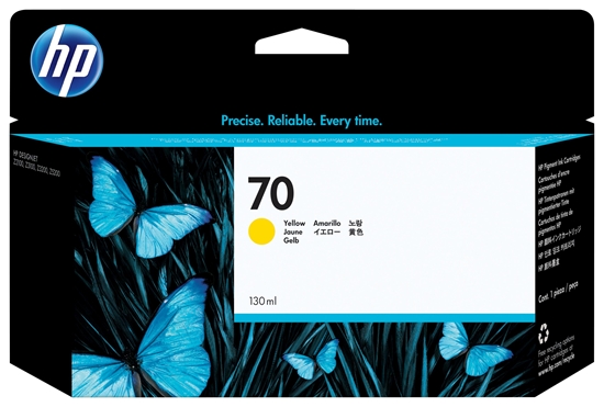 Изображение HP C 9454 A ink cartridge yellow Vivera             No. 70