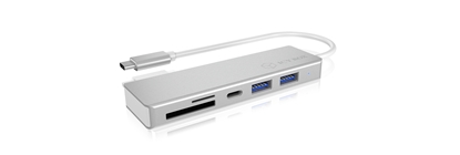 Attēls no ICY BOX IB-HUB1413-CR USB 3.2 Gen 1 (3.1 Gen 1) Type-C Silver