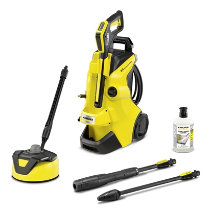 Picture of Kärcher K 4 POWER CONTROL HOME pressure washer Upright Electric 420 l/h Black, Yellow