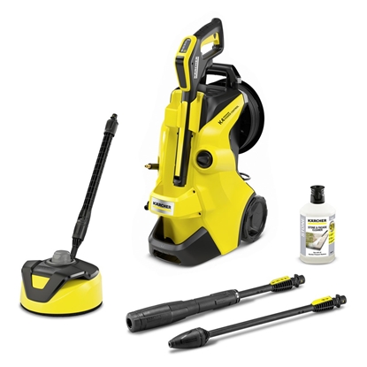Picture of Kärcher K 4 PREMIUM POWER CONTROL HOME pressure washer Upright Electric 420 l/h Black, Yellow
