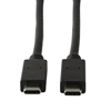 Изображение Kabel USB LogiLink USB-C - USB-C 1 m Czarny (CU0129)