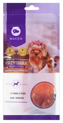 Изображение MACED Chicken breast strips - Dog treat - 60g