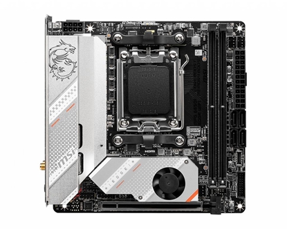 Attēls no MSI MPG B650I EDGE WIFI motherboard AMD B650 Socket AM5 mini ATX