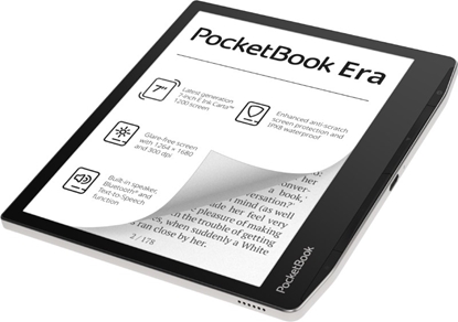 Attēls no PocketBook 700 Era Silver e-book reader Touchscreen 16 GB Black, Silver