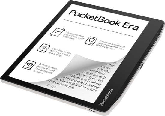 Picture of PocketBook 700 Era Silver e-book reader Touchscreen 16 GB Black, Silver