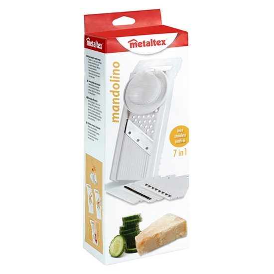 Picture of Rīve Mandolino 12x7x33cm, ar 4 asmeņiem, plastmasa/ner.tēr.