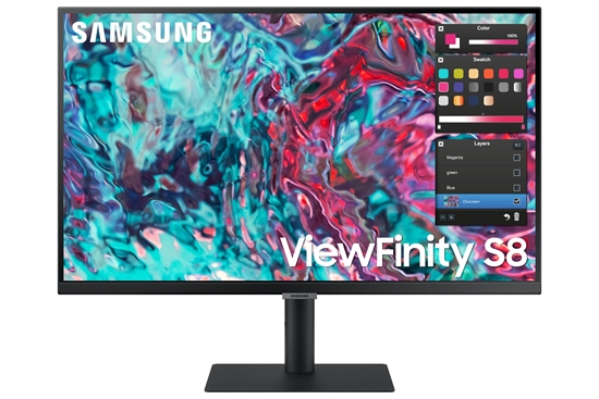 Изображение Samsung ViewFinity S80TB computer monitor 68.6 cm (27") 3840 x 2160 pixels 4K Ultra HD LED Black