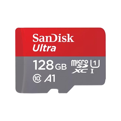 Picture of SanDisk Ultra 128 GB UHS-I Class 10 MicroSDXC Memory Card