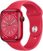 Picture of Apple Watch Series 8 GPS + Cellular 45mm (PRODUCT)RED Aluminium Case with (PRODUCT)RED Sport Band - Regular