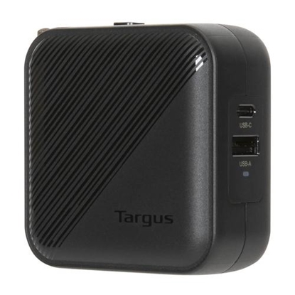 Picture of Targus APA803GL mobile device charger Universal Black AC Fast charging Indoor
