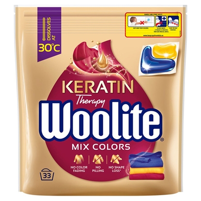 Изображение Veļas mazg.kapsulas Woolite Color 33gab.