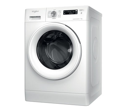 Attēls no WHIRLPOOL Washing machine FFS 7458 W EE, 7 kg, 1400 rpm, Energy class B, Depth 63 cm