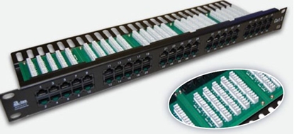 Изображение Alantec Patchpanel telefoniczny 50xRJ45 kat 3 1U - PK007