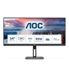 Изображение AOC V5 U34V5C/BK computer monitor 86.4 cm (34") 3440 x 1440 pixels UltraWide Quad HD LCD Black