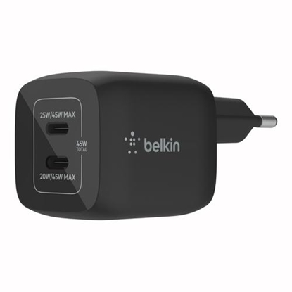 Attēls no Belkin BOOST Charge 45W USB-C W GaN PD 3.0 PPS black WCH011vfBK
