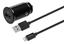 Attēls no Auto įkroviklis DELTACO 2.4 A, 12 W  su USB-C - iPhone Lightning 1m kabeliu, juodas / USB-CAR130