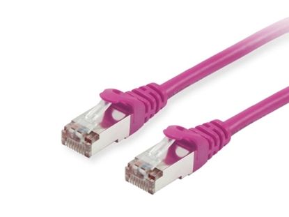 Attēls no Equip Cat.6 S/FTP Patch Cable, 0.5m, Purple