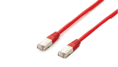 Attēls no Equip Cat.6A Platinum S/FTP Patch Cable, 1.0m, Red