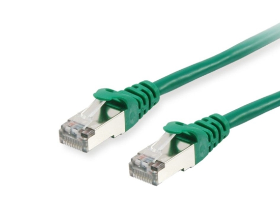 Picture of Equip Cat.6A S/FTP Patch Cable, 0.5m, Green