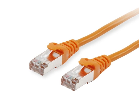 Picture of Equip Cat.6A S/FTP Patch Cable, 0.5m, Orange