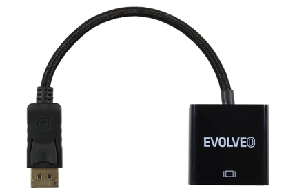 Picture of Adapter AV Evolveo DisplayPort - DVI-I czarny (EV-DP-DVI)