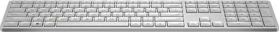 Изображение HP 970 Programmable Wireless Keyboard - Backlit - White/Silver - US ENG