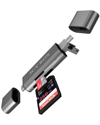 Attēls no ICY BOX IB-CR200-C card reader USB 2.0 Black