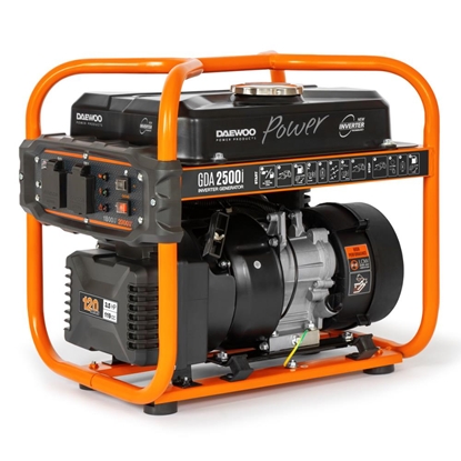 Attēls no Generators Daewoo GDA 2500I engine-generators 1800 W 10 L Petrol Black, Orange