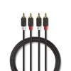 Picture of Nedis Audio Cable 2x RCA -> 2 x RCA 5m Black