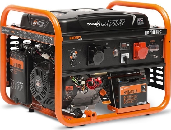 Изображение PETROL GENERATOR 6.5KW 380V/GDA 7500DPE-3 DAEWOO